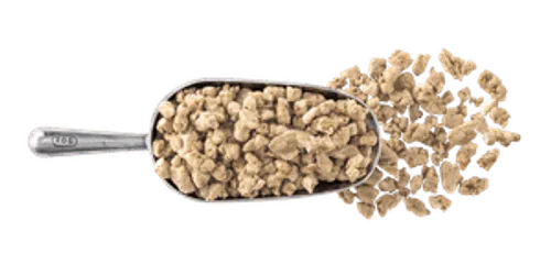 M6552 Ackerbohnen Reis Texturat Chunks Ingredients Private Label Texturiertes Pflanzenprotein